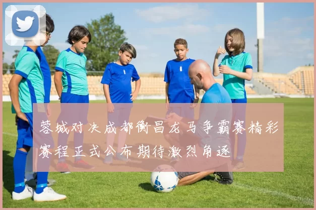 蓉城对决成都衡昌龙马争霸赛精彩赛程正式公布期待激烈角逐